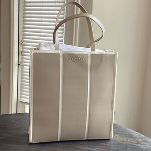 Ted Baker Ava Taupe Leather Tote